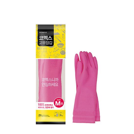 코멕스 고무장갑 중사이즈 국내산(WF0D798)