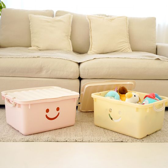 장난감 정리함 모던 와이드 초대형 해피박스 46L 2P