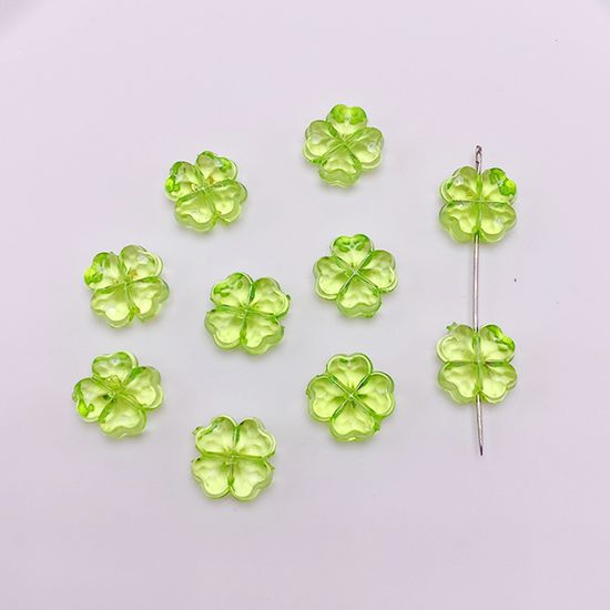 크리스탈 네잎클로버 구슬 비즈 공예 재료 