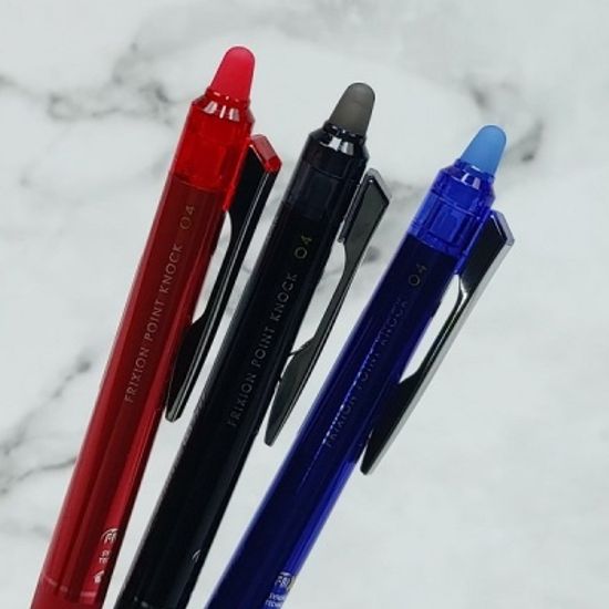 파이롯트 지워지는 볼펜 프릭션 0.4mm 3색세트 75S4