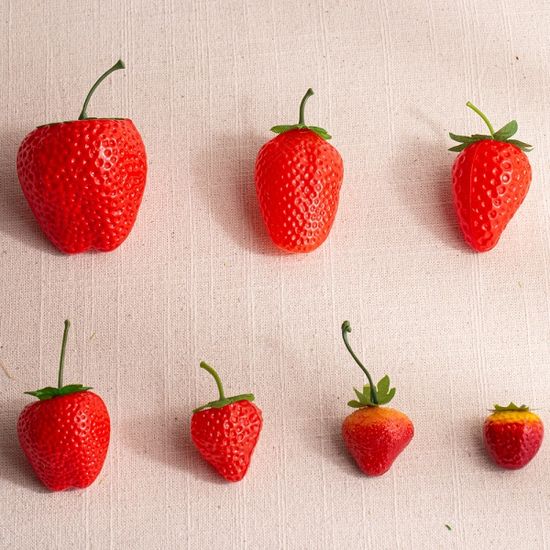 스티로폼 딸기 모형 20개(2.5cm)