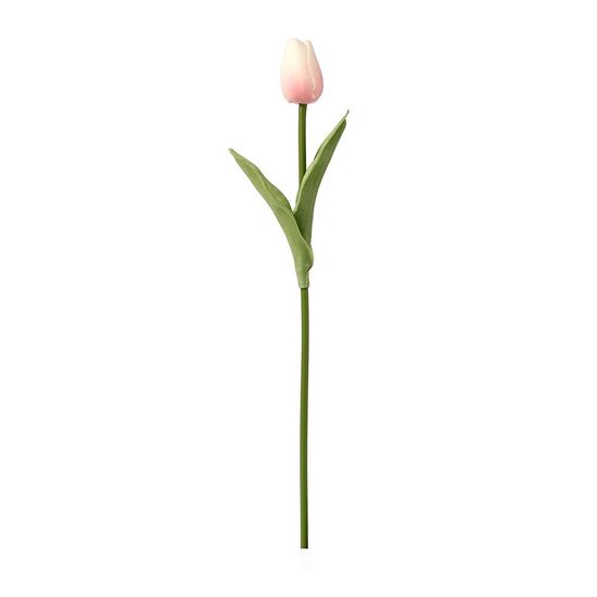 한송이 튤립 조화 연핑크 조화꽃꽂이(WE079B8)