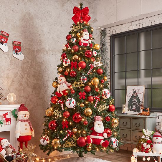 [도토로]270cm 꼬깔 산타 장식세트