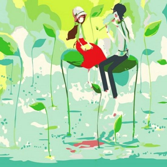 [DIY명화]A094 노래하는수련화 size 30*40cm