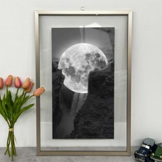 ir282-투명액자38CmX58Cm_절벽사이보름달