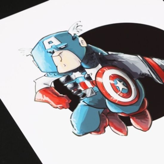 [4만마켓] Hand over Hero 캡틴아메리카