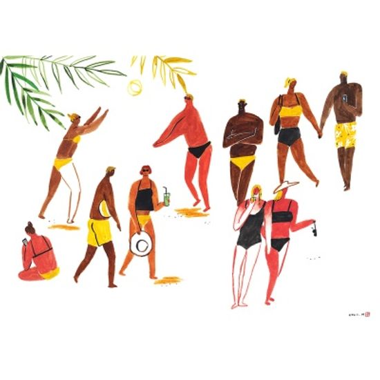 in the summer / 일러스트 액자