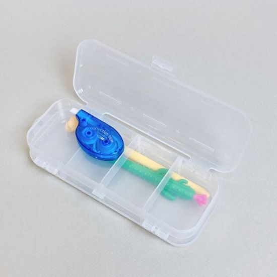 양면사용 DIY 2단 투명필통