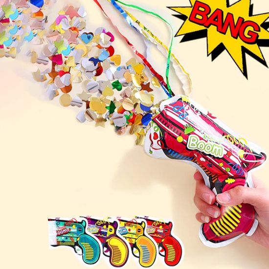 파티 꽃가루 컨패티 풍선 총 생일 웨딩촬영 소품 폭죽