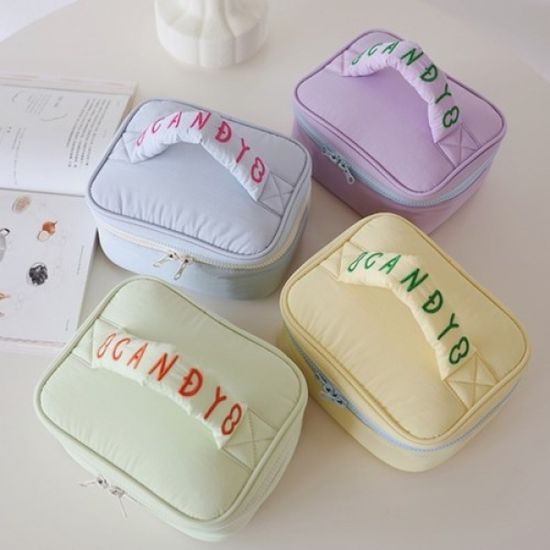 포송포송 코스메틱 여행용 파우치 4COLOR