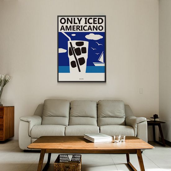 아이스 아메리카노 3  M 디자인 포스터 커피 카페