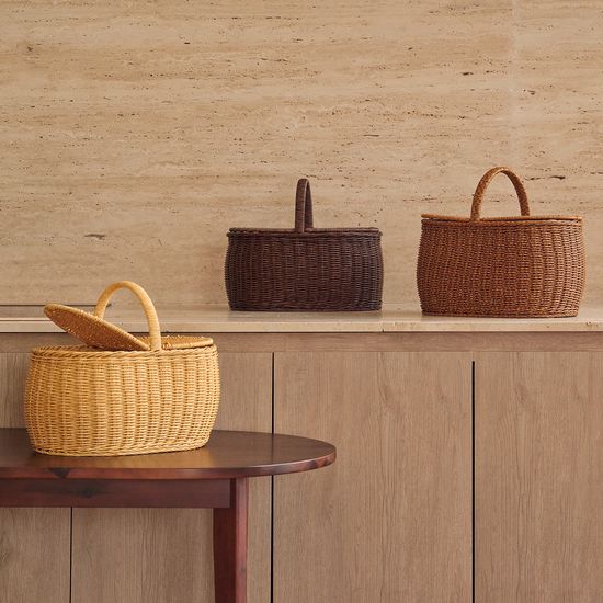 플릿 피크닉 바구니 (3color)