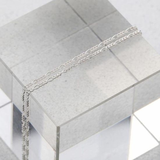 [애슬릿]925 실버 심플 피가로 체인 45cm 은 목걸이