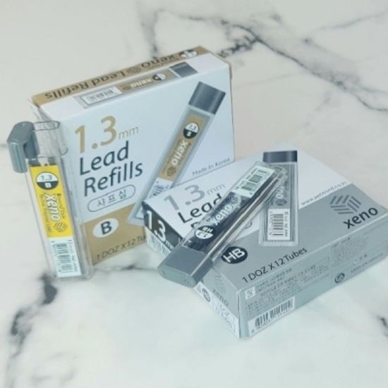 제노 XENO R&D JAPAN 1.3mm HB,B 샤프심 1다스(12통)