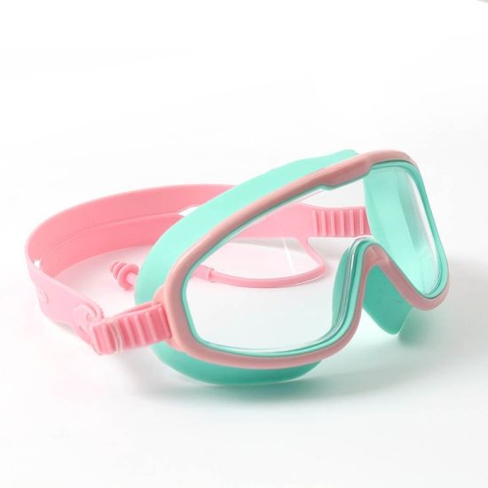 블루돌핀 고글 물안경 수영장 안티포그 클리어 수경