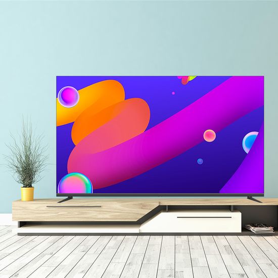 [에코비전] 4K UHD 광시야각 고화질 스탠드 55형 TV