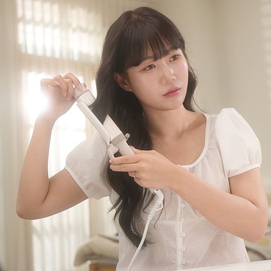 유닉스봉고데기 웨이브 C컬 S컬 물결 긴머리 뿌리볼륨