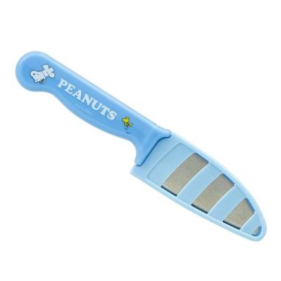스누피 어린이용 스텐 둥근안전칼 (칼집포함)