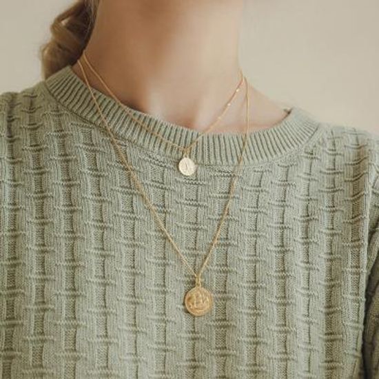 제이로렌 코인 스몰 펜던트 목걸이 N01050