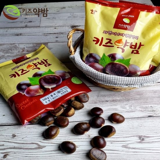 e키즈약밤)  햇 약단밤 칼집밤 500g 2팩