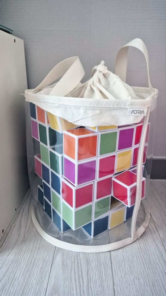 아오라 장난감 정리함 TPU 원형 사각 보관함