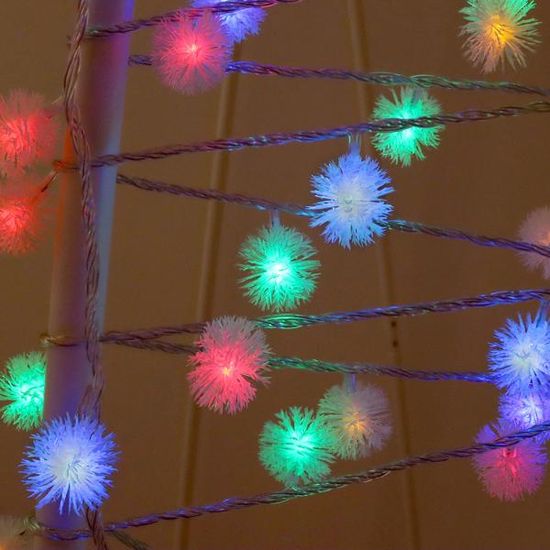 눈꽃 트리전구 50구 감성 크리스마스 벽트리 줄조명