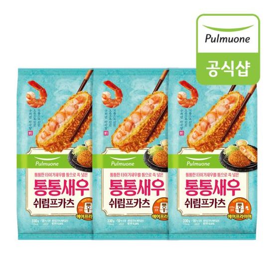 풀무원 통통새우 쉬림프카츠 330g x 3봉