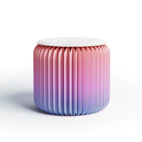 휴대용 인테리어 카페체어 종이 아코디언 의자