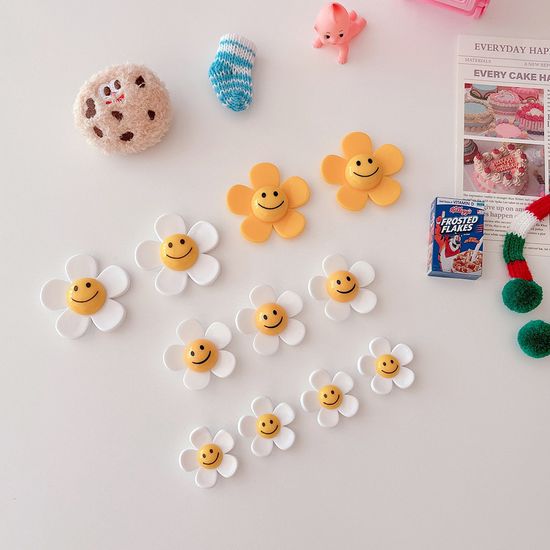스마일 플라워 자석 세트(4종)
