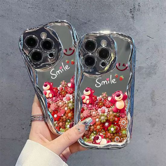 갤럭시 a53 a33 a23 a13 큐트 글리터 미러 물결케이스