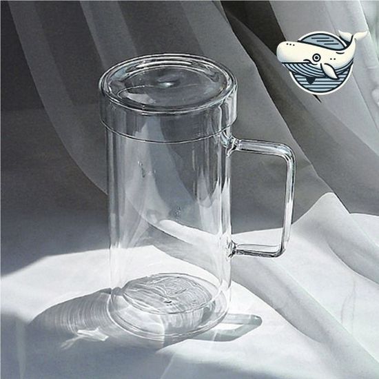 투명 내열 유리컵 뚜껑 맥주 전용 700ml(WFH88MM)