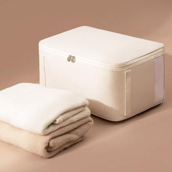 옥스퍼드 리빙박스 옷 이불 수납 정리함 보관함 (소)