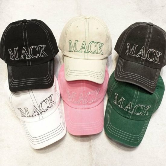 [애슬릿]맥 스티치 볼캡 야구 모자 간절기 남녀 공용