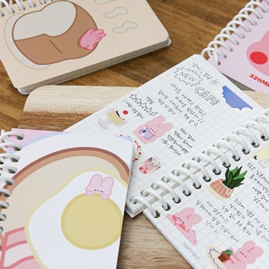 릴리 미니 링 노트