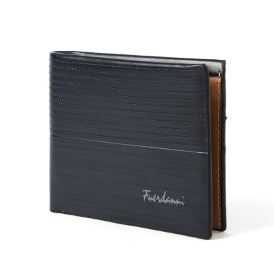 모던 에보니 반지갑(네이비)/ 남성 가죽지갑