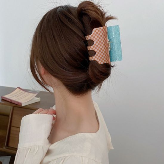 글리터 자개 아크릴 머리핀 집게핀 헤어핀 고정핀