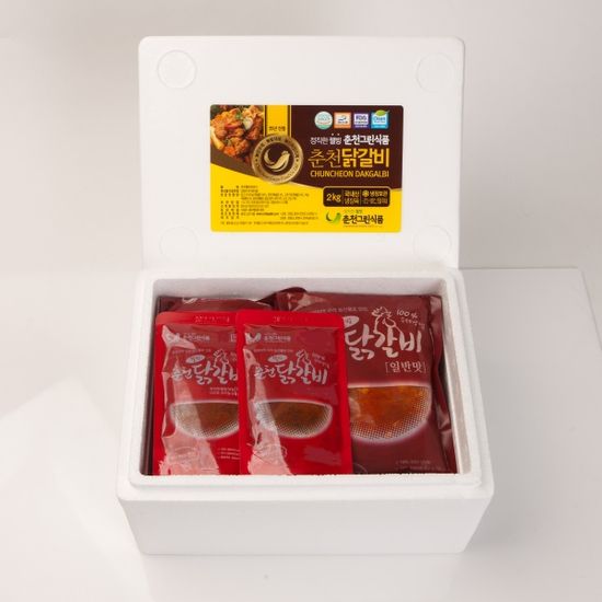 [2kg]춘천 강명희 통다리살 춘천 웰빙 닭갈비