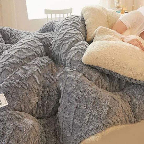 포근 꽈배기 극세사 겨울 차렵이불