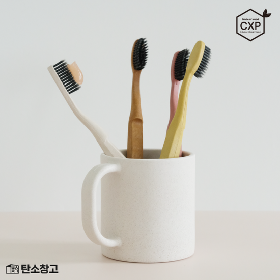 CXP목재로 만든 탄소창고 칫솔 단품