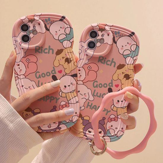갤럭시 S23 S22 S21 S20 캐릭터 고리 링 물결 케이스