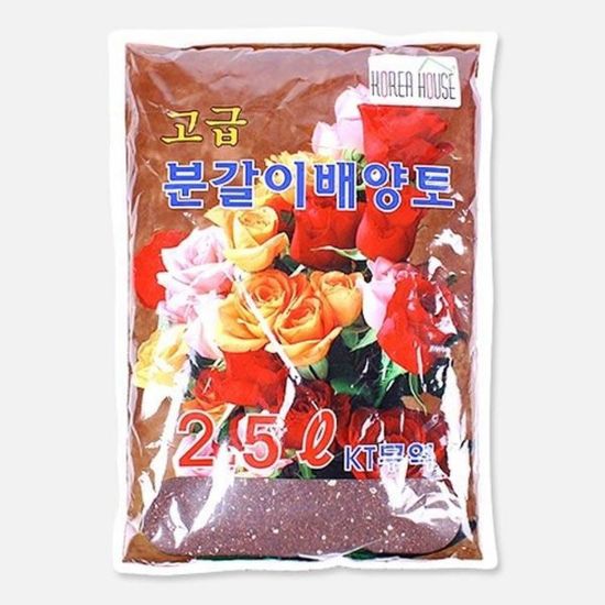 고급 배양토 2.5L 5개 화환 꽃배달(WD72A26)