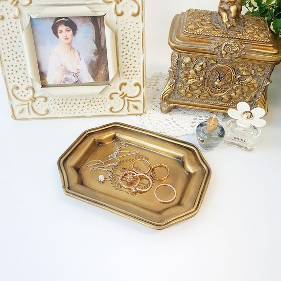 모나크 핸드메이드 황동 미니 트레이