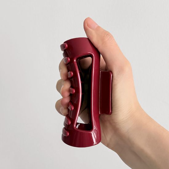 [1+1] 실리콘 헤어 집게핀 2TYPE