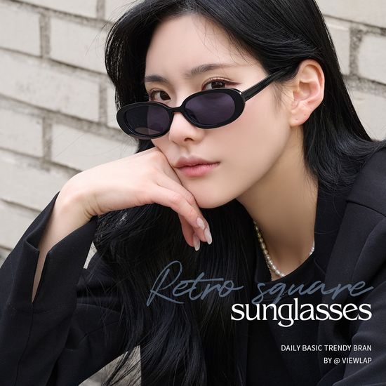레트로 볼드 라운드 선글라스 2color
