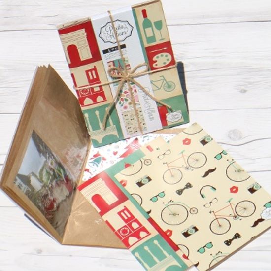 [Nakabayashi] 나카바야시 3x5인치 40장수용 2단 포켓앨범 3권세트-일러스트 HF365-2