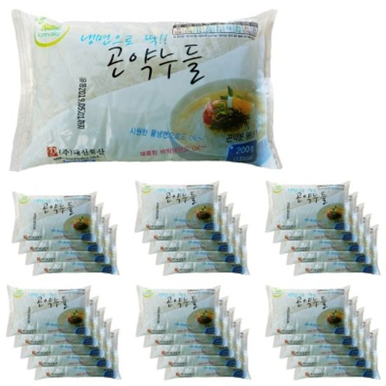 곤약닷컴 곤약누들200gx30팩(냉면굵기)100g당 7.5kcal