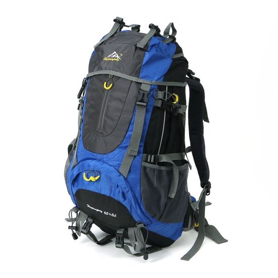 알파인 방수 대형 등산가방 스포츠 백패킹 백팩 블루