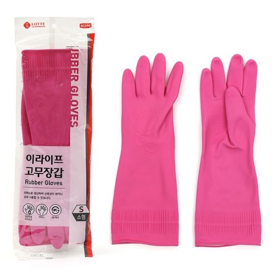 고무장갑 S 주방 설거지장갑