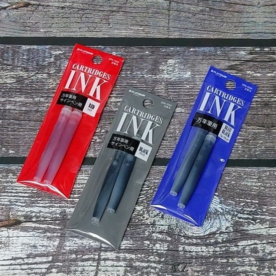 플래티넘 프레피 만년필 0.3mm F촉+카트리지(2본입)