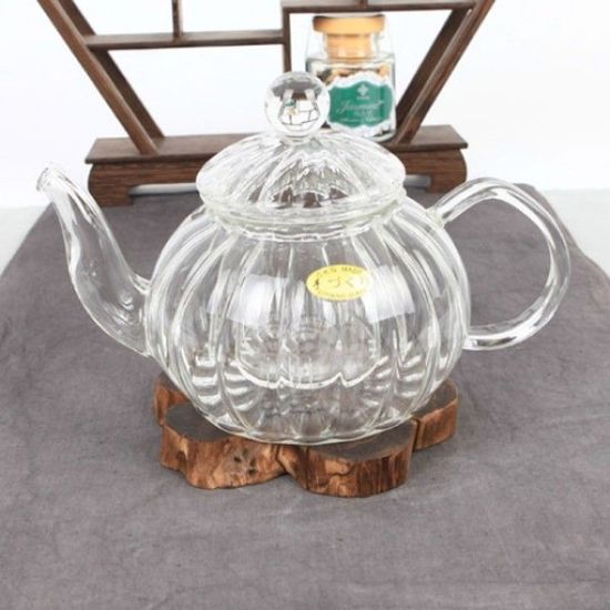 골원형 유리 차주전자/티포트 600ml(W05E11F)